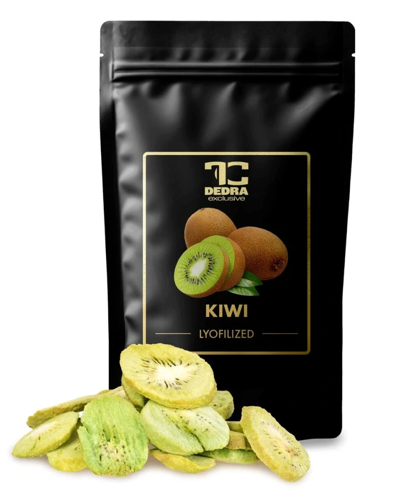 KIWI lyofilizované plátky, ovoce sušené mrazem 50 g