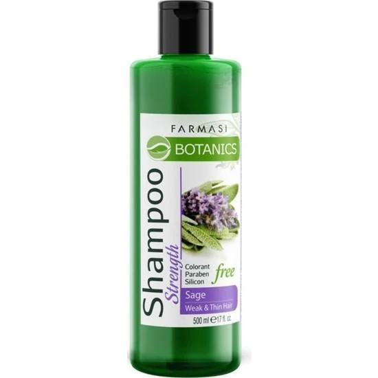 Farmasi Botanics Šampon na slabé a tenké vlasy Šalvěj 500ml